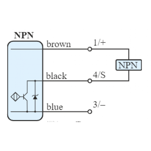 Indukčný spínač M12,SN=2mm,zapust,kábel Indukčný spínač M12,SN=2mm,zapust,kábel